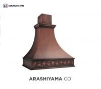 Вытяжной короб ARASHIYAMA 90-CO натуральная медь